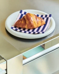 HAY Servilletas De Papel<Servilleta Pattern Dinner Stripe 40x40 cm, set de 20, Light pink-dark blue pillar RosaAzul