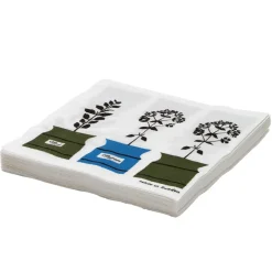 Almedahls Servilletas Persons Kryddskåp, set de 20, verde-azul AzulVerde Online