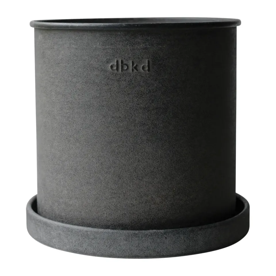 DBKD Set de 2 macetas Plant pot small, Black Negro Online
