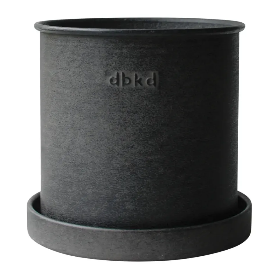 DBKD Set de 2 macetas Plant pot small, Black Negro Online