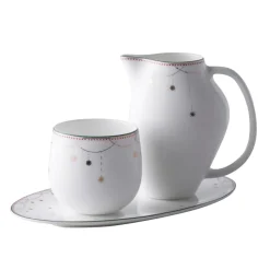 Wik & Walsøe Jarras De Leche<Set de azucarero y lechera Julemorgen, 1 set MultiBlanco