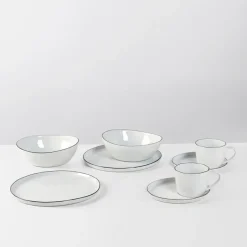 Broste Copenhagen Set de desayuno para dos Nordic Salt, 6 piezas BlancoNegro Online