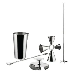 Alessi Utensilios De Vino Y Bar|Cocteleras<Set de mezclar , 5 piezas Plateado