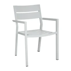 Brafab Silla con reposabrazos Delia, Light grey Gris Hot
