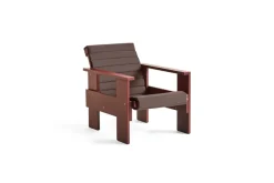 HAY Sillas De Terraza|Sillas De Jardín Y Sillas De Exterior<Sillón lounge Crate de pino lacado, hierro Rojo