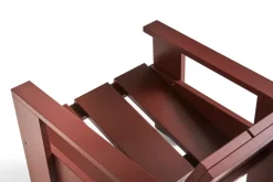 HAY Sillas De Terraza|Sillas De Jardín Y Sillas De Exterior<Sillón lounge Crate de pino lacado, hierro Rojo