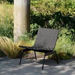 &Tradition Butacas Y Sillones De Exterior<Sillón lounge Ville Outdoor AV44 , Warm black Negro