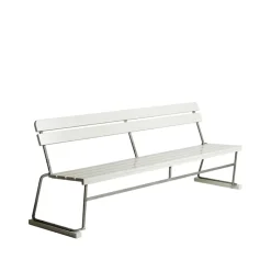 Grythyttan Stålmöbler Sofá 5, Roble lacado -estructura galvanizada en caliente Blanco Online