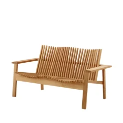 Cane-line Sofá Amaze 2 plazas, Teak Marrón Clearance