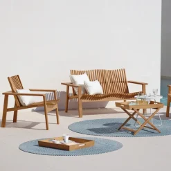 Cane-line Sofá Amaze 2 plazas, Teak Marrón Clearance