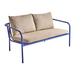 Brafab Sofá Bendt, Teddy beige-indigo blue Azul Outlet