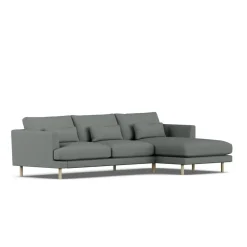 1898 Sofá Bredhult, Caleido Grey 1240-roble blanco aceitado, 2,5 plazas C1 Gris Hot