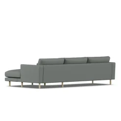 1898 Sofá Bredhult, Caleido Grey 1240-roble blanco aceitado, 2,5 plazas C1 Gris Hot