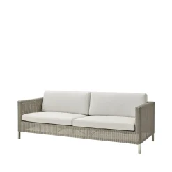 Cane-line Sofás De Terraza|Sofás De Exterior<Sofá Connect 3 plazas, Taupe, dynset Natté white Marrón