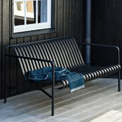 HAY Sofás De Exterior<Sofá lounge Palissade, Anthracite NegroGris