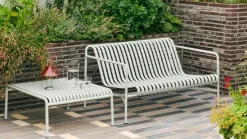 HAY Sofás De Exterior<Sofá lounge Palissade, Sky grey Gris