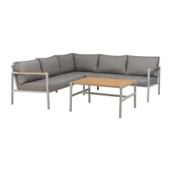 Brafab Sofá modular Cap, Light grey-, 5 plazas Gris Best