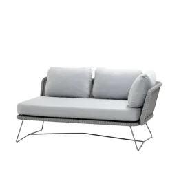 Cane-line Sofá modular Horizon, Natté light grey, izquierda Gris Online