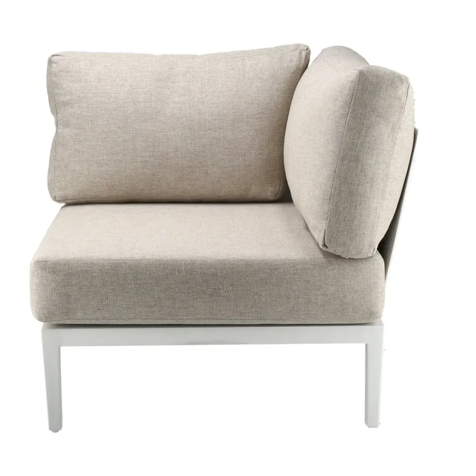 1898 Sofá modular Santander módulo de esquina, Blanco-beige BlancoBeige Clearance