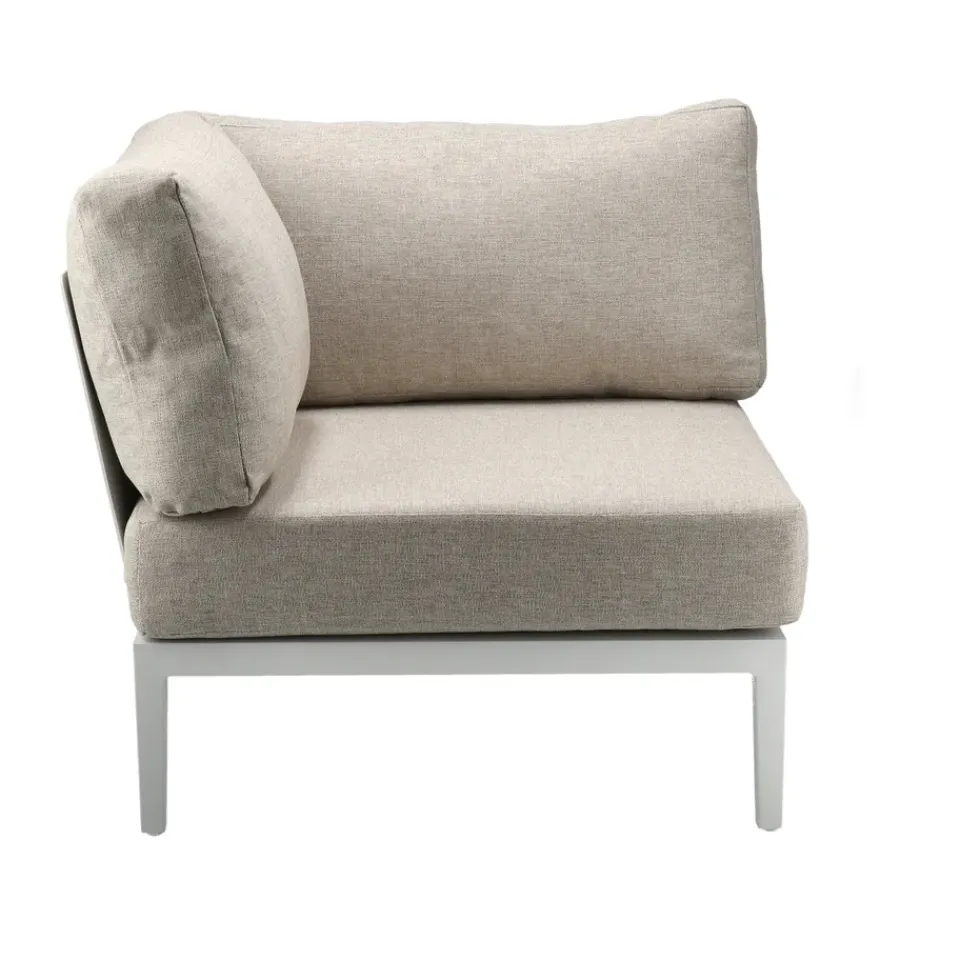 1898 Sofá modular Santander módulo de esquina, Blanco-beige BlancoBeige Clearance