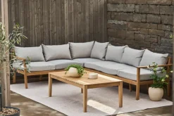1898 Sofá modular Stockaryd pieza de esquina, Teak Gris Sale