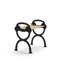 Byarums bruk Taburete Byarum, Pino impregnado, soporte negro Beige Best