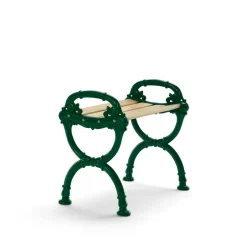 Byarums bruk Taburete Byarum, Pino impregnado, soporte verde Beige Clearance