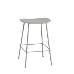 Muuto Taburetes Altos<Taburete de bar Fiber Tube 65 cm, Grey-Grey Gris