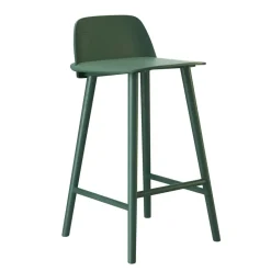 Muuto Taburetes Altos<Taburete de bar Nerd 75 cm, oscuro Verde