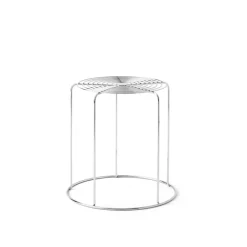 &Tradition Taburetes<Taburete Wire VP11, Stainless steel Plateado