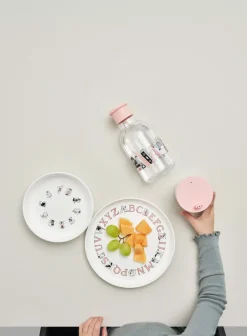 RIG-TIG Tazas De Plástico|Tazas De Los Mumin<Tape para beber para taza Moomin ABC, Salmon Rosa