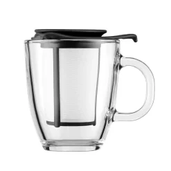 Bodum Taza de té con filtro Yo-Yo, Negro Discount