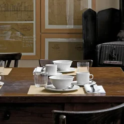 Alessi Tazas De Té<Taza de té PlateBowlCup, Blanco