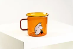 Muurla Tazas De Los Mumin<Taza de vidrio Moominpappa 35 cl, Amber Naranja