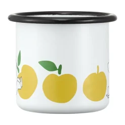 Muurla Tazas De Los Mumin<Taza esmaltada Moomin 25 cl, Manzanas Alegres Blanco