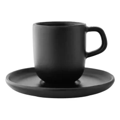 Eva Solo Tazas De Ponche Navideño|Tazas De Espresso<Taza espresso y platillo Nordic Kitchen, Negro