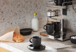 Eva Solo Tazas De Ponche Navideño|Tazas De Espresso<Taza espresso y platillo Nordic Kitchen, Negro