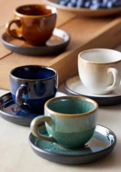 Bitz Tazas De Ponche Navideño|Tazas De Espresso<Taza espresso y platillo 7 cl, nata Blanco