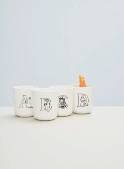 RIG-TIG Tazas De Plástico|Tazas De Los Mumin<Taza Moomin ABC 20 cl, C Blanco