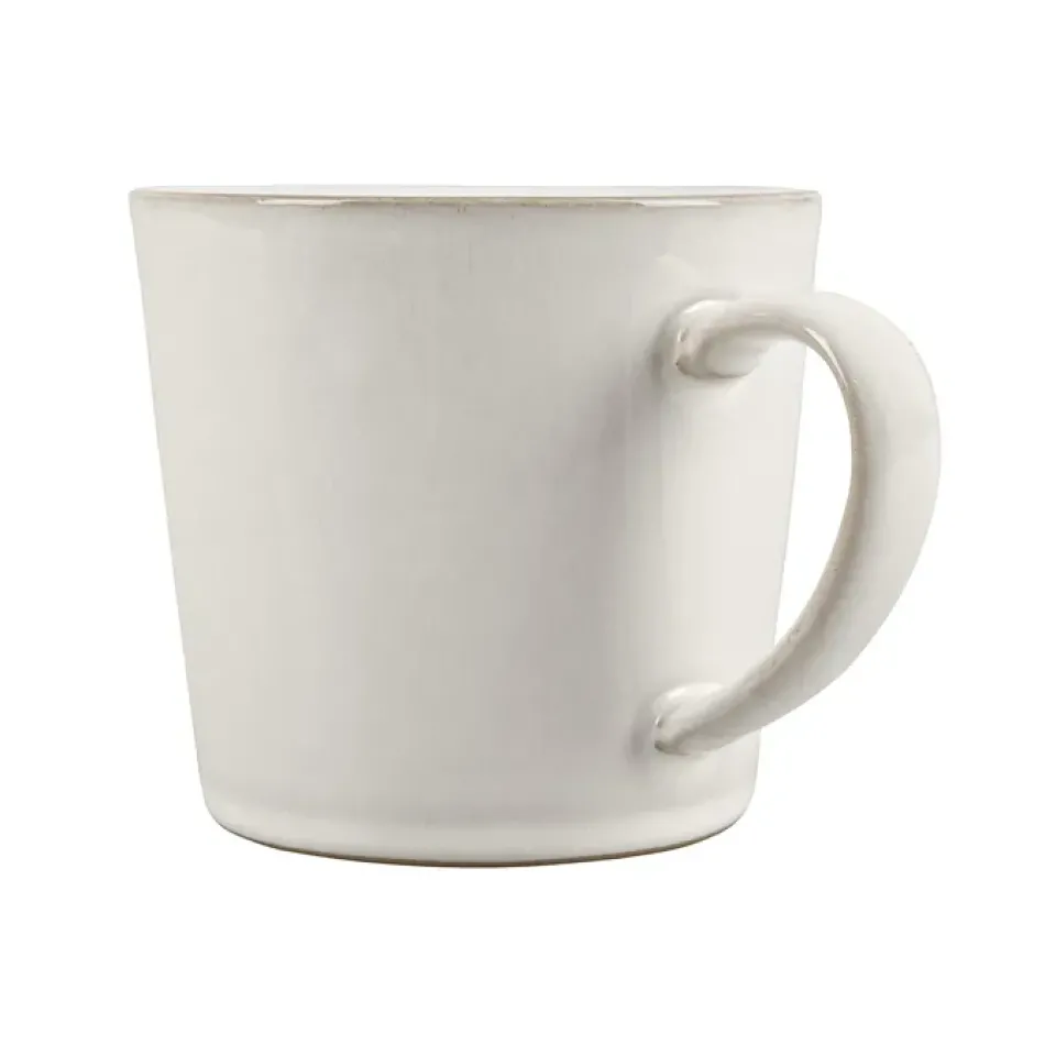 Denby Taza Natural Canvas large, Plain Blanco