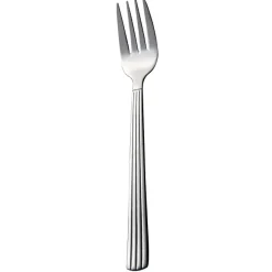 Aida Cubiertos De Mesa<Tenedor de mesa Groovy, acero inoxidable Plateado