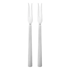 Georg Jensen Tenedor para embutidos Bernadotte, Acero inoxidable Plateado Outlet