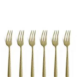 Amefa Cubiertos De Postre<Tenedores de postre Felicity 15,6 cm 6-pack, Champagne Plateado