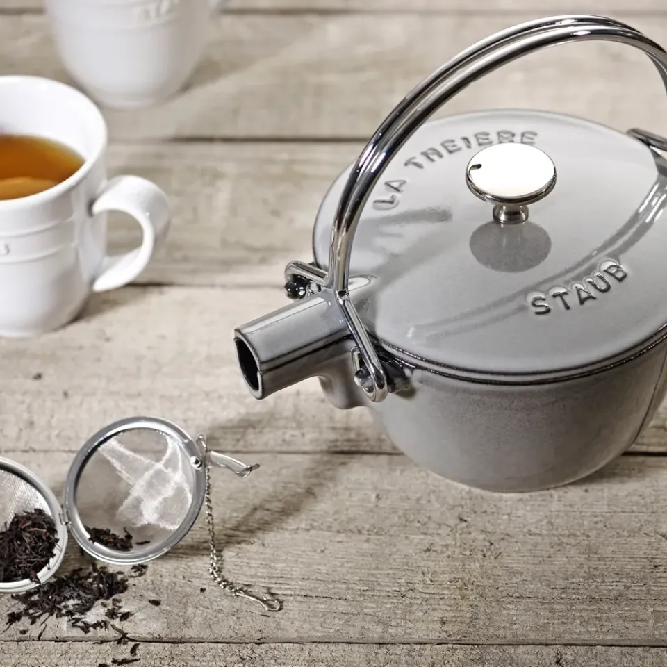 STAUB Tetera redonda 1,15 L, Gris Sale