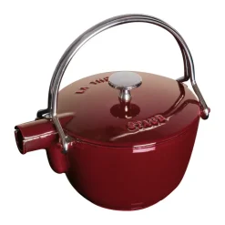 STAUB Teteras<Tetera de hierro fundido redonda 1,15 L, granadina Rojo