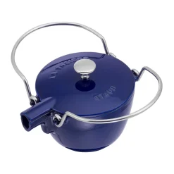 STAUB Teteras<Tetera de hierro fundido redonda 1,15 L, oscuro Azul