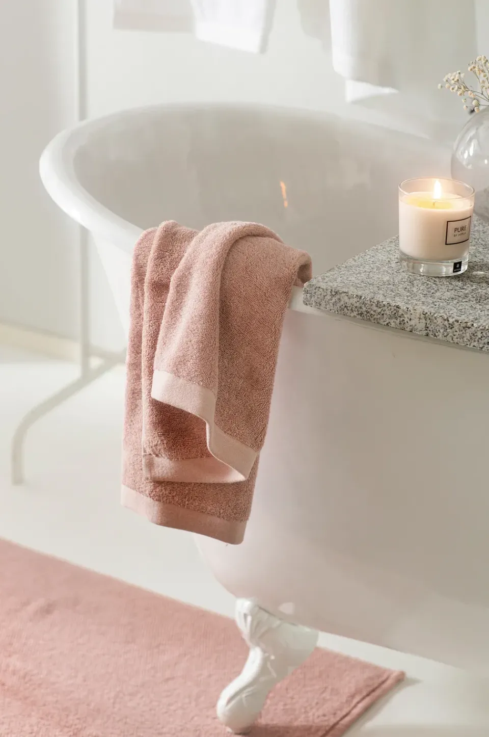 Himla Toalla ecológica Maxime passion, 70x140 cm Rosa Discount