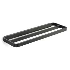 Zone Denmark Toallero doble RIM 12x44 cm, Black Negro Online