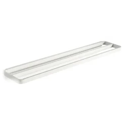 Zone Denmark Toallero doble RIM 12x70 cm, White Blanco